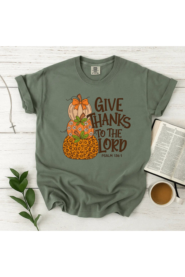 Comfort Colors Give Thanks To The Lord T-Shirt
