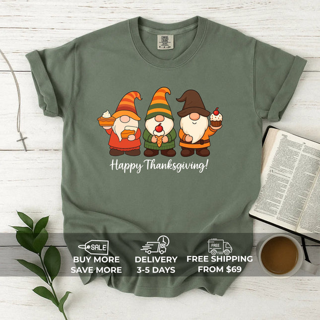 Comfort Colors Happy Thanksgiving T-Shirt