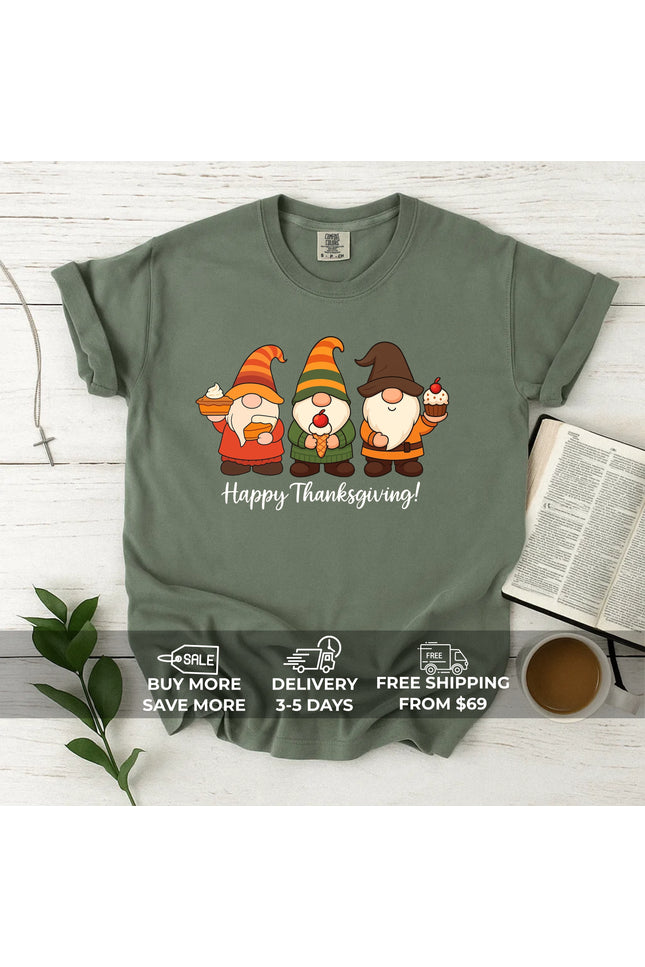 Comfort Colors Happy Thanksgiving T-Shirt