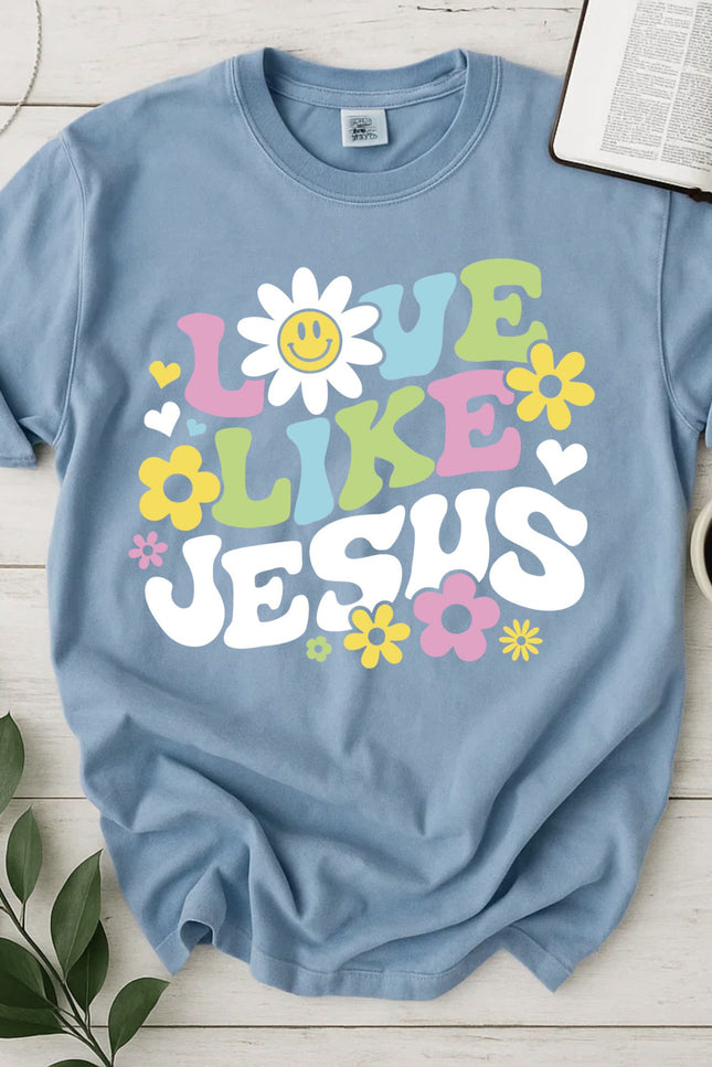 Comfort Color LOVE LIKE JESUS T-shirt