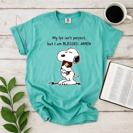 I Am Blessed Amen Snoopy Comfort Color T-Shirt