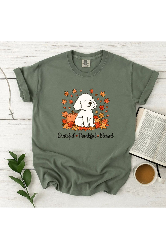 Comfort Colors Grateful-Thankful-Blessed T-Shirt