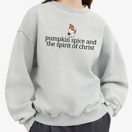 Pumpkin Spice and the Spirit of Christ Sweatshirt