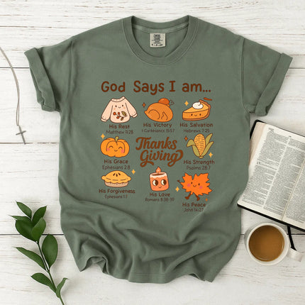 Comfort Colors God Says I Am T-Shirt