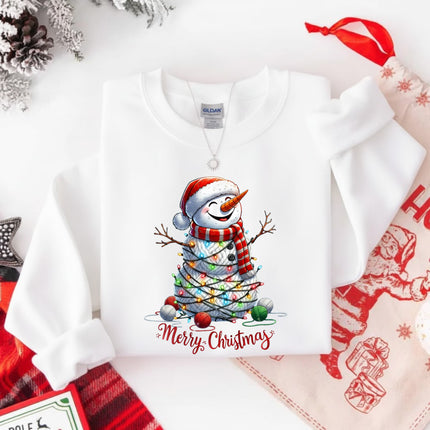 Merry Christmas Snowman Sweatshirt
