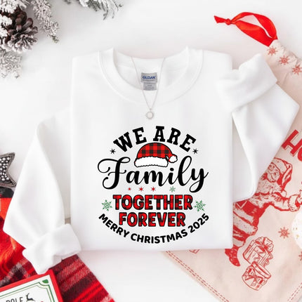 We are family Christmas Gildan Sweatshirt for Adults