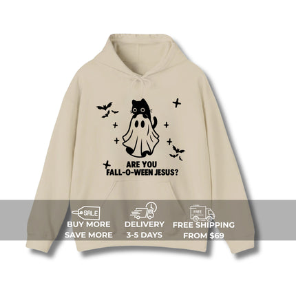 Fall-O-Ween Jesus Cute Gildan Hoodie
