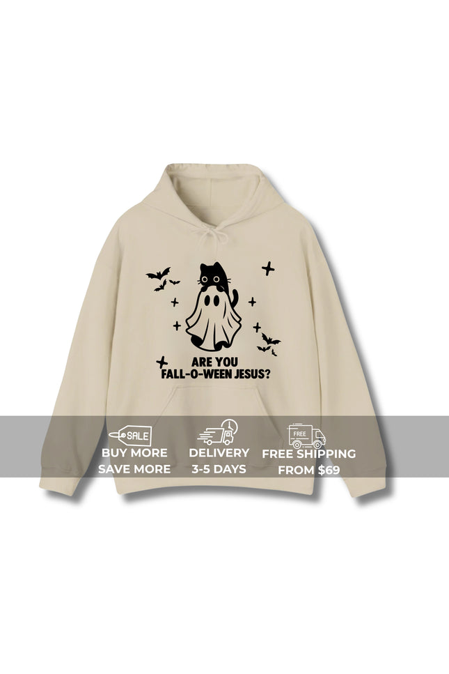 Fall-O-Ween Jesus Cute Gildan Hoodie