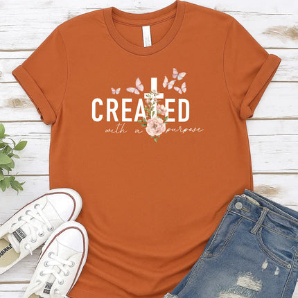Comfort Colors “Created with Purpose” Graphic Tee