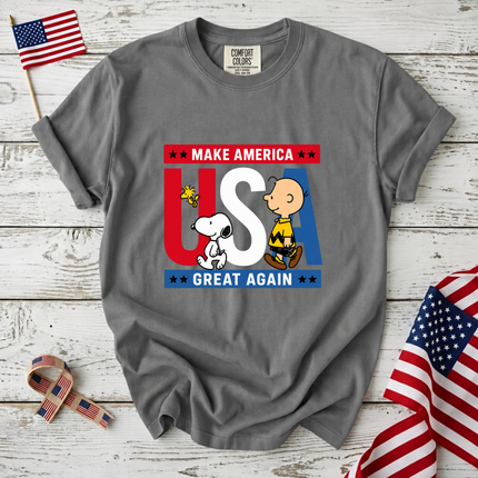 Comfort Colors Make America Great Again Patriotic Friends T-Shirt
