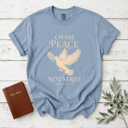 Comfort Colors Chase Peace Not Strife Dove T-Shirt