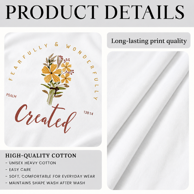 Comfort Colors Fearfully Wonderfully Created T-Shirt