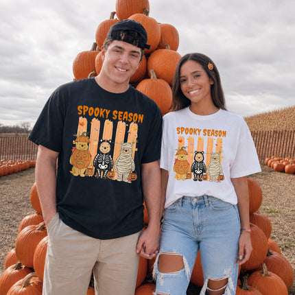 Comfort Colors Spooky Season Winnie The Pooh Costume T-shirt