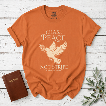 Comfort Colors Chase Peace Not Strife Dove T-Shirt