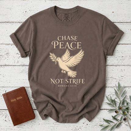 Comfort Colors Chase Peace Not Strife Dove T-Shirt