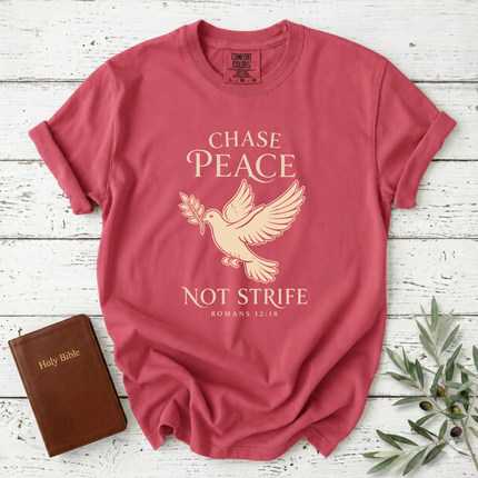 Comfort Colors Chase Peace Not Strife Dove T-Shirt