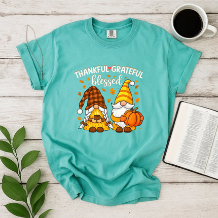 Comfort Colors Thankful and Grateful Thanksgiving T-Shirt