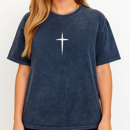 Minimalist Christian Cross T-Shirt