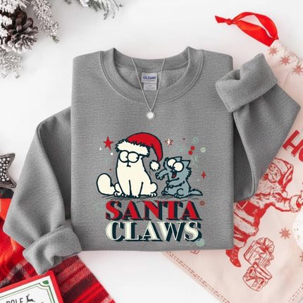 Santa Claws Christmas Sweatshirt