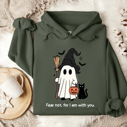 Fear not, for I am with you Gildan Hoodie