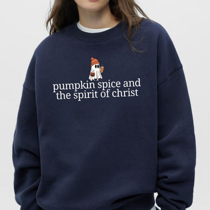Pumpkin Spice and the Spirit of Christ Sweatshirt
