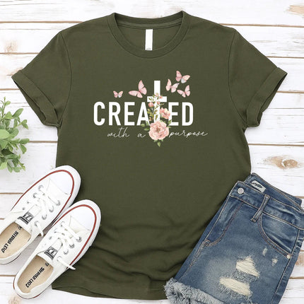 Comfort Colors “Created with Purpose” Graphic Tee