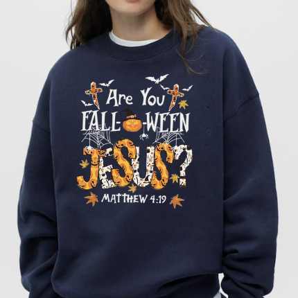 Halloween Christian Shirt with Matthew 4:19 Bible Verse