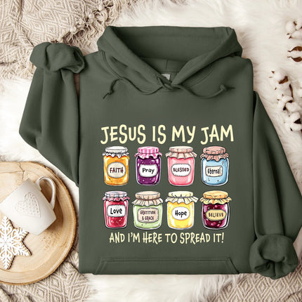 Jesus Is My Jam Gildan Hoodie
