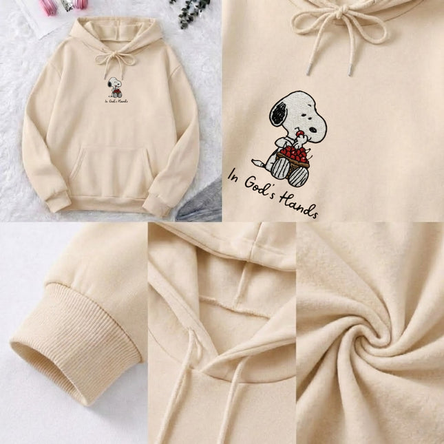 In God's Hand Embroidered Hoodie