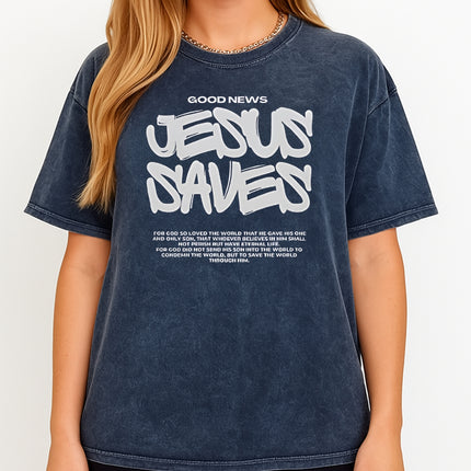 Jesus Saves – Good News Christian T-Shirt
