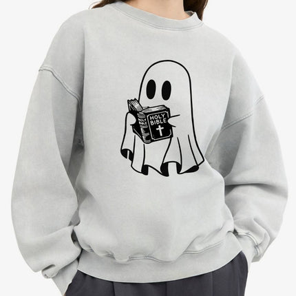 Holy Bible Ghost Sweatshirt