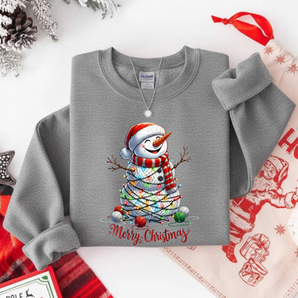 Merry Christmas Snowman Sweatshirt