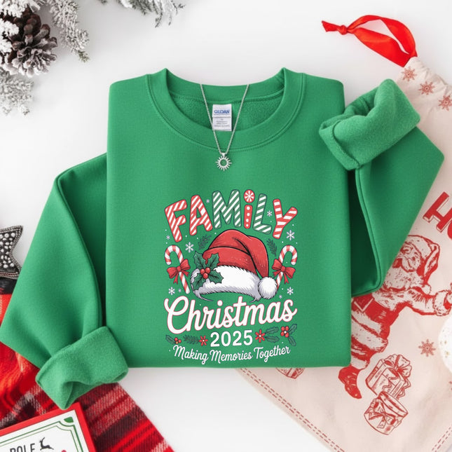 Make Memory Together Christmas Gildan Sweatshirt for Adults
