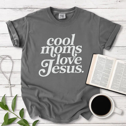 Comfort Colors Cool Moms Love Jesus T-Shirt