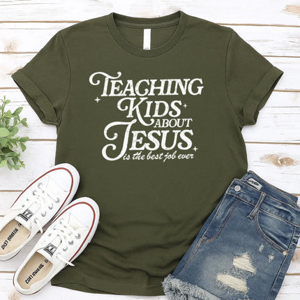 Comfort Colors Teaching Kids About Jesus Graphic Tee