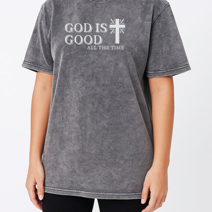 God is Good All the Time and Cross Christian T-Shirt