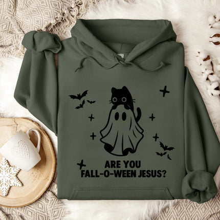 Fall-O-Ween Jesus Cute Gildan Hoodie