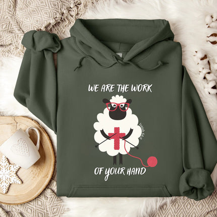 We Are The Work Of Your Hand Gildan Hoodie