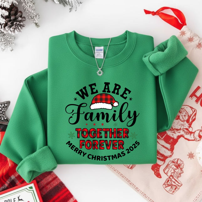We are family Christmas Gildan Sweatshirt for Adults