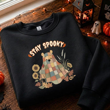 Stay Spooky Ghost Blanket Sweatshirt