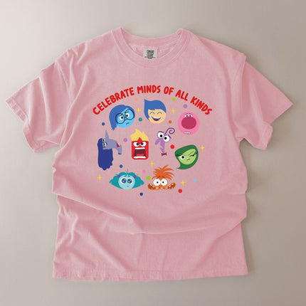 Comfort Colors Celebrate Minds of All Kinds Teacher Shirt