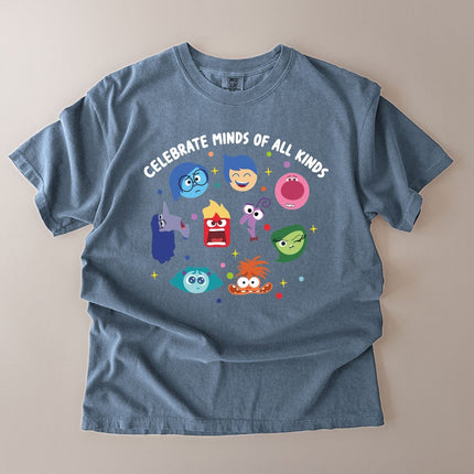 Comfort Colors Celebrate Minds of All Kinds Teacher Shirt