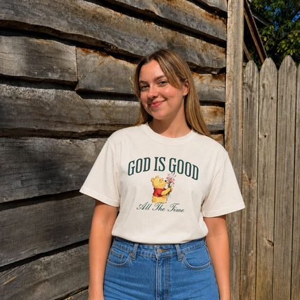 Comfort Colors God Is Good All The Time Wildflowers Watercolor T-shirt