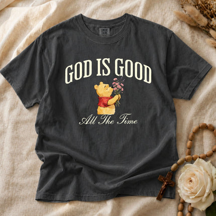 Comfort Colors God Is Good All The Time Wildflowers Watercolor T-shirt