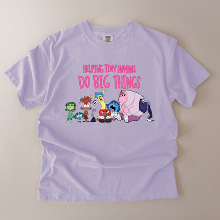 Comfort Colors Helping Tiny Humans Do Big Things T-Shirt