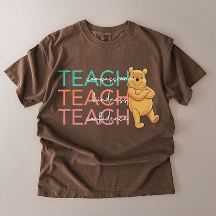 Comfort Colors Teach Compassion Kindness Confidence T-shirt