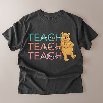Comfort Colors Teach Compassion Kindness Confidence T-shirt