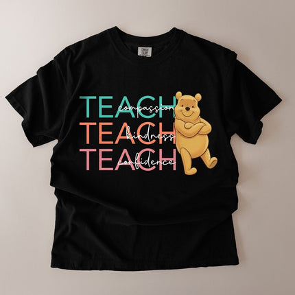 Comfort Colors Teach Compassion Kindness Confidence T-shirt