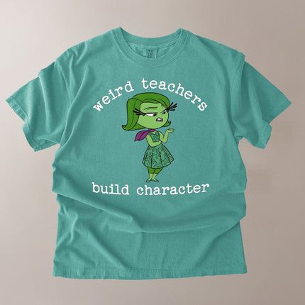 Comfort Colors Weird Teachers Build Character Graphic T-Shirt