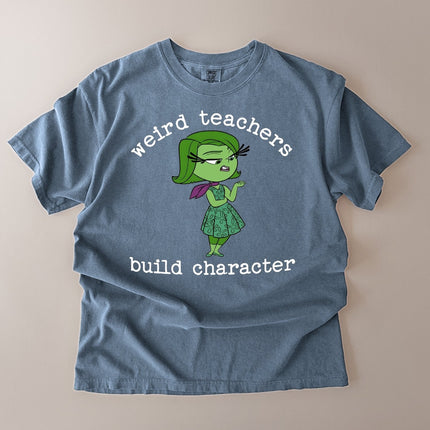 Comfort Colors Weird Teachers Build Character Graphic T-Shirt